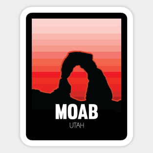 Moab, Utah Sticker